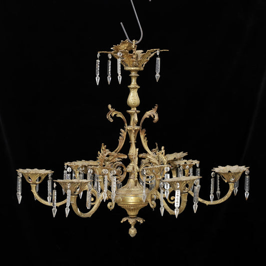 LJUSKRONA, mässing 1900-tal.