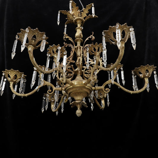 LJUSKRONA, mässing 1900-tal.